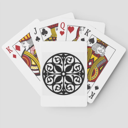 Scrollwork für klassische Stile Spielkarten (Rückseite)