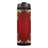 Scrollwork für klassische Stile Thermosbecher (Vorderseite)