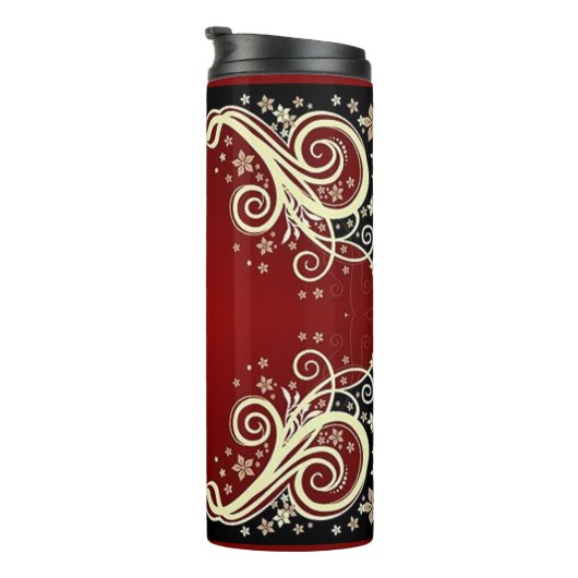 Scrollwork für klassische Stile Thermosbecher (Nach rechts gedreht)