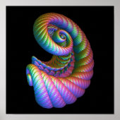 Scrollwork Rainbow Cornucopia Poster (Vorne)