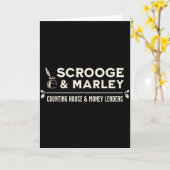 Scrooge And Marley Counting House Ens Karte (Gelbe Blume)