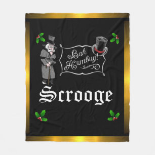 SCROOGE "Bah! Humbug"-Fleece-Weihnachtsgeschenk-De Fleecedecke