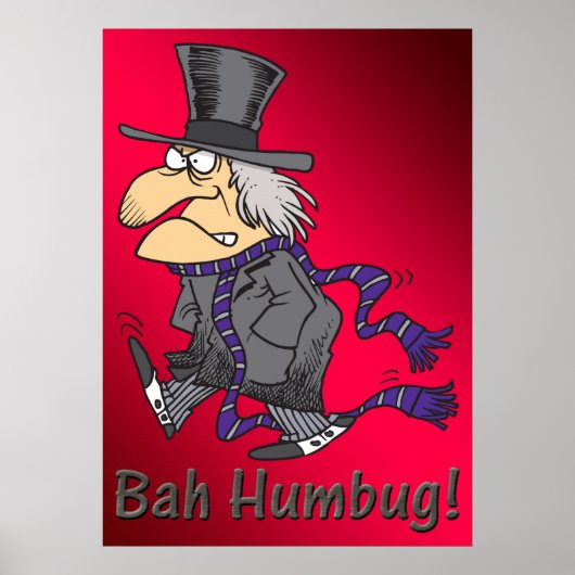 Scrooge & Bah Humbug Poster (Vorne)