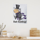 Scrooge & Bah Humbug Poster (Küche)