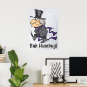 Scrooge & Bah Humbug Poster (Heimbüro)