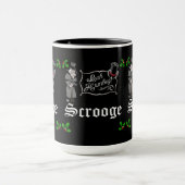 SCROOGE "Bah Humbug!" Weihnachtsgeschenk Tasse (Zentrum)