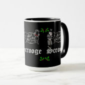 SCROOGE "Bah Humbug!" Weihnachtsgeschenk Tasse (VorderseiteRechts)