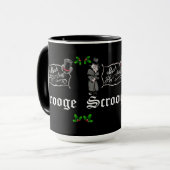 SCROOGE "Bah Humbug!" Weihnachtsgeschenk Tasse (Vorderseite Links)