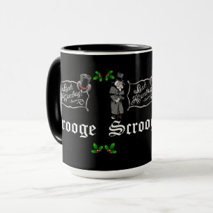 SCROOGE "Bah Humbug!" Weihnachtsgeschenk Tasse