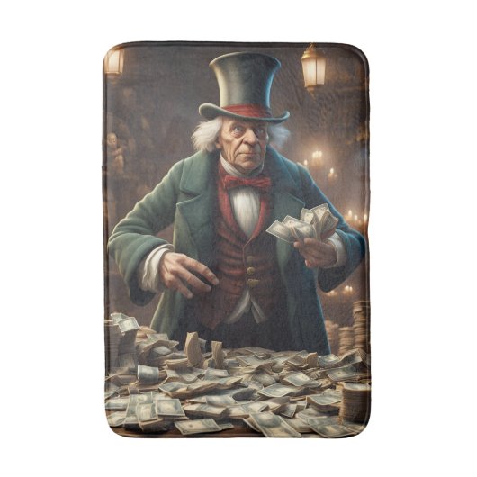 Scrooge Bath Mat Badematte (Vorderseite Vertikal)