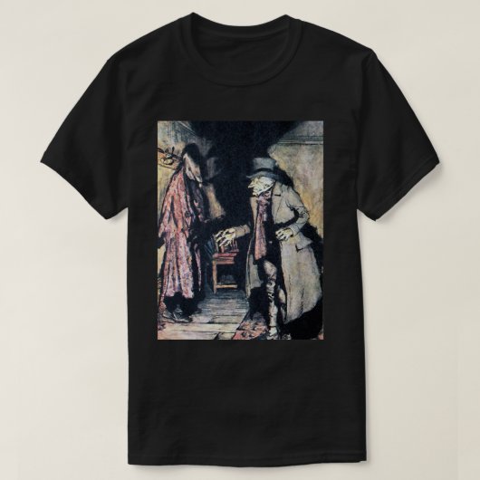 Scrooge beginnt sich nervös zu fühlen. - Ein Weihn T-Shirt (Design vorne)
