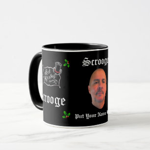 SCROOGE Bild/Text personalisiertes Weihnachtsgesch Tasse