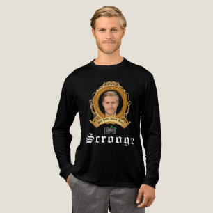 SCROOGE Bild-Text Persönliches Weihnachtsgeschenk Tri-Blend Shirt