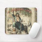 Scrooge Christmas Carol Art Print Illustration Mousepad (Mit Mouse)