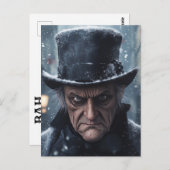 Scrooge Christmas Postcard Postkarte (Vorne/Hinten)
