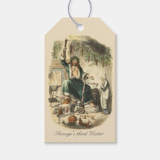 Scrooge-Dritter Geschenkanhänger (Vorderseite)