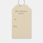 Scrooge-Dritter Geschenkanhänger (Rückseite)