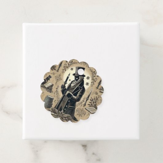 Scrooge Geschenkanhänger (Beispiel)