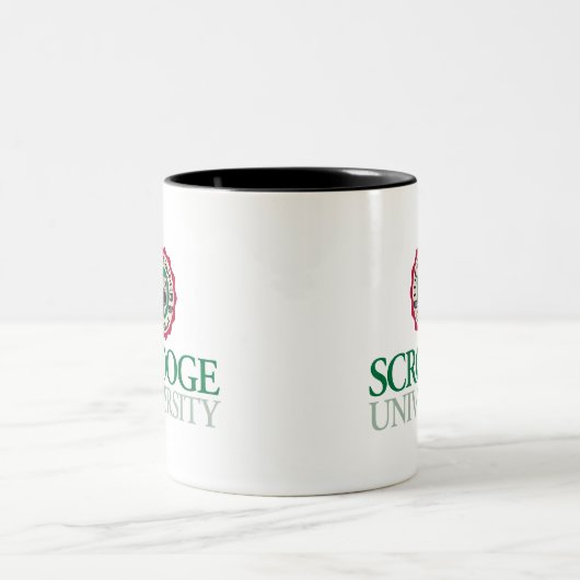 Scrooge Hochschullogo-Kaffee-Tasse Zweifarbige Tasse (Mittel)