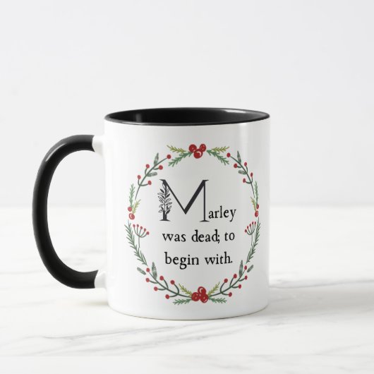 Scrooge Jacob Marley Dickens A Christmas Carol Tasse (Links)