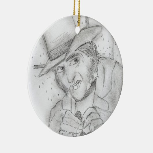Scrooge Keramik Ornament (Rechts)