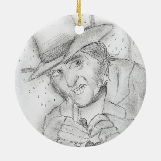 Scrooge Keramik Ornament (Hinten)
