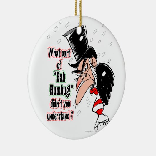 SCROOGE KERAMIKORNAMENT (Rechts)