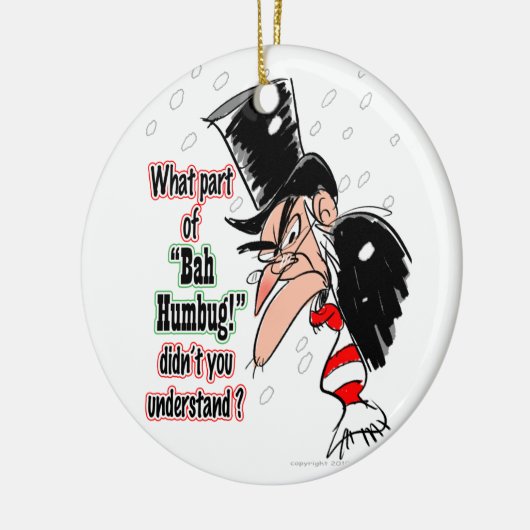 SCROOGE KERAMIKORNAMENT (Links)