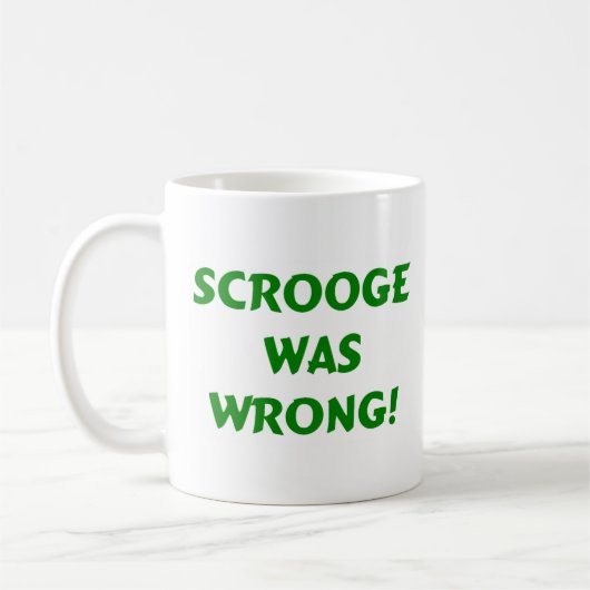 Scrooge lag falsch kaffeetasse (Links)