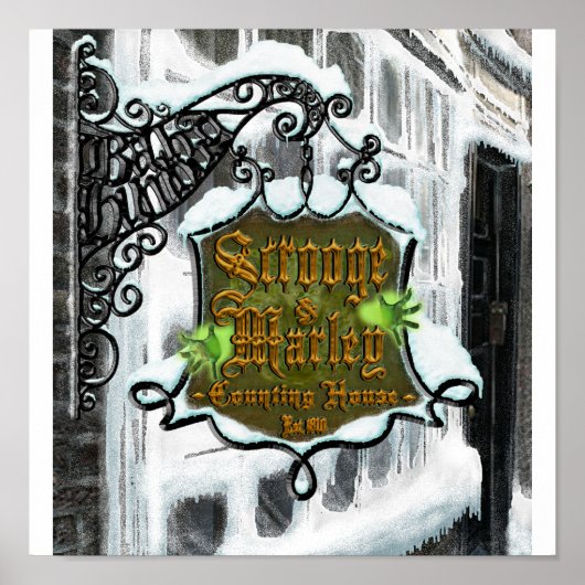 Scrooge&MarleySignScene Poster (Vorne)