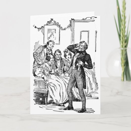 Scrooge-Nephew Feiertagskarte (Vorderseite)