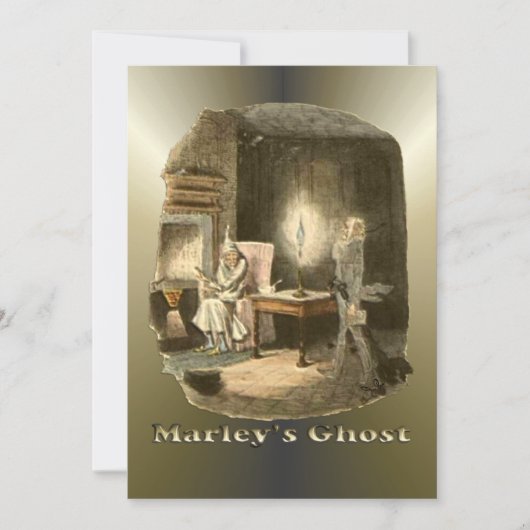 Scrooge of Christmas - Ein Weihnachtslied Feiertagskarte (Vorderseite)