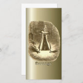 Scrooge of Christmas - Ein Weihnachtslied Feiertagskarte (Vorne/Hinten)