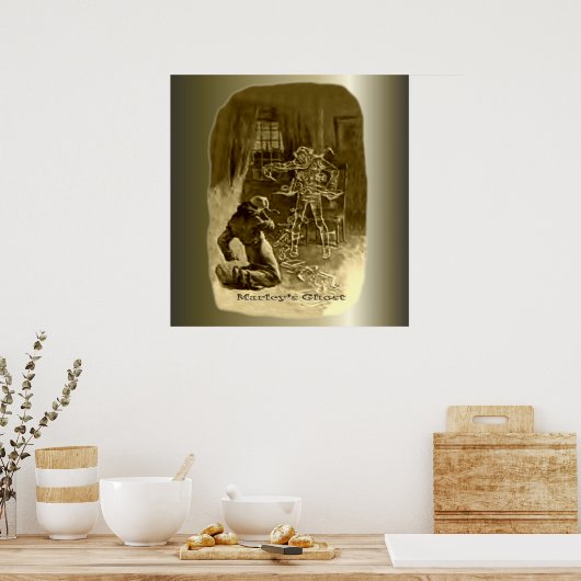 Scrooge of Christmas - Ein Weihnachtslied Poster (Küche)