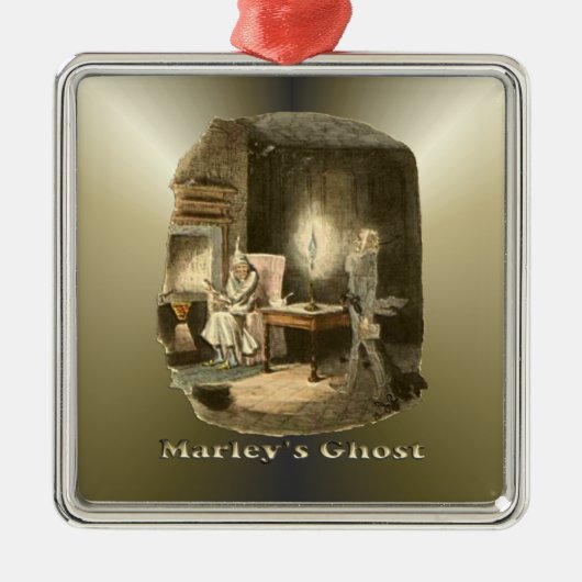 Scrooge of Christmas - Ein Weihnachtslied Silbernes Ornament (Vorne)