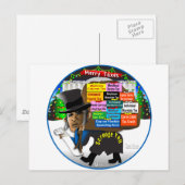 Scrooge Postkarte (Vorne/Hinten)