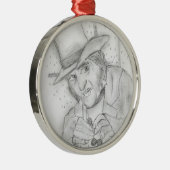Scrooge Silbernes Ornament (Rechts)