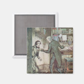 Scrooge und Bob Cratchit Magnet (Vorderseite/Rückseite)
