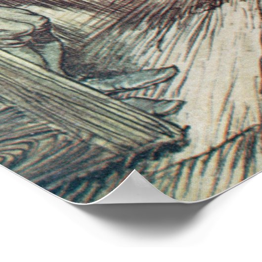 Scrooge und Bob Cratchit Poster (Ecke)