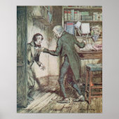 Scrooge und Bob Cratchit Poster (Vorne)