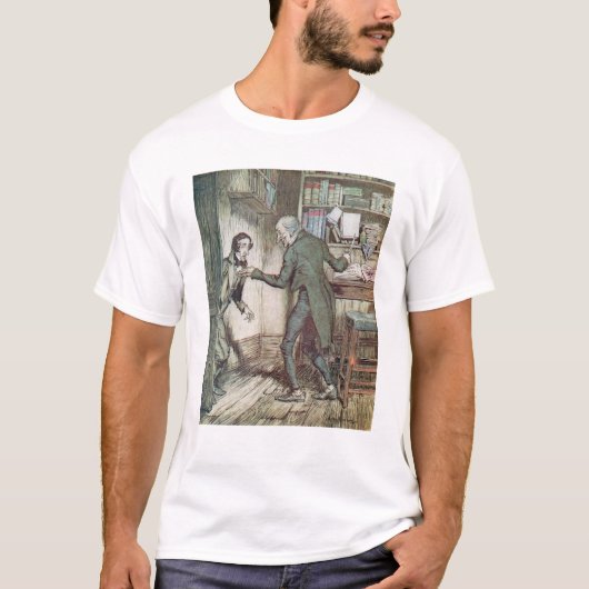Scrooge und Bob Cratchit T-Shirt (Vorderseite)