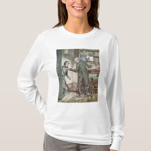 Scrooge und Bob Cratchit T-Shirt (Vorderseite)