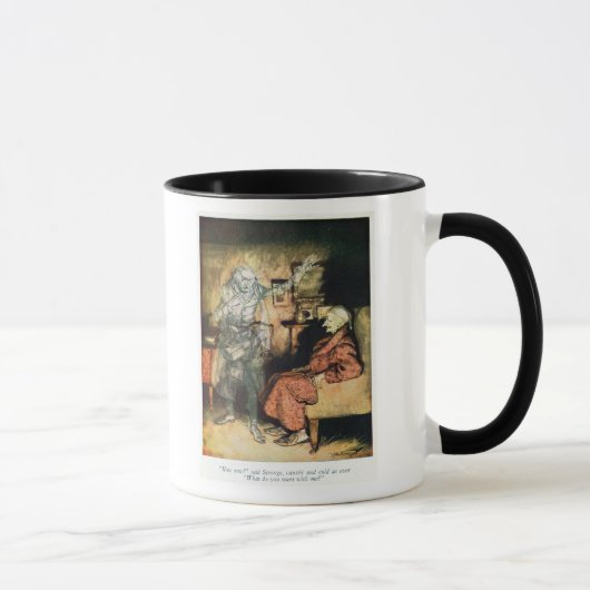 Scrooge und der Geist von Marley Tasse (Rechts)