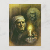 Scrooge und Ghost Postkarte (Vorderseite)