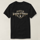 Scrooge und Marley Counting House Weihnachten Eben T-Shirt (Design vorne)