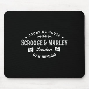 Scrooge und Marley Countryhaus Weihnachtslied Caro Mousepad