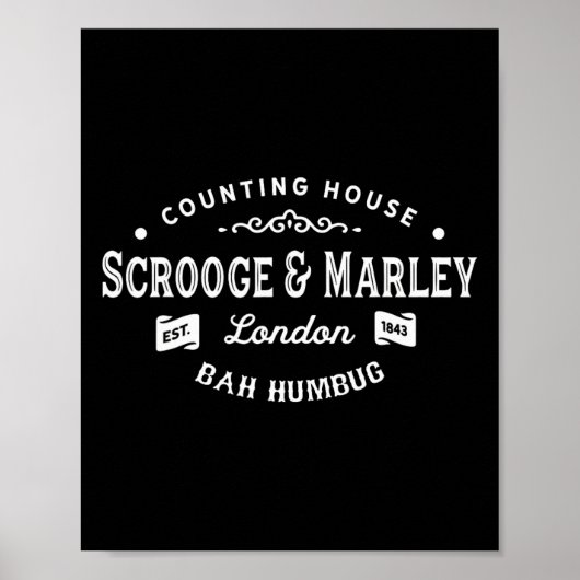 Scrooge und Marley Kontor Weihnachtslied  Poster (Vorne)