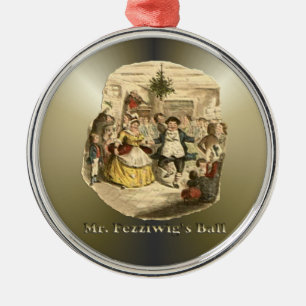 Scrooge von Weihnachten - ein Weihnachten Carol Silbernes Ornament