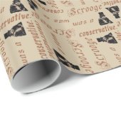 Scrooge war konservativ geschenkpapier (Rolleneckpunkt)