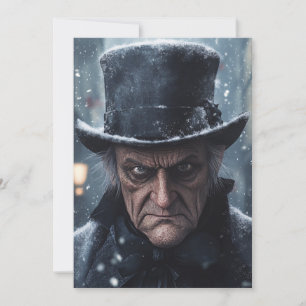 Scrooge Weihnachtskarte
